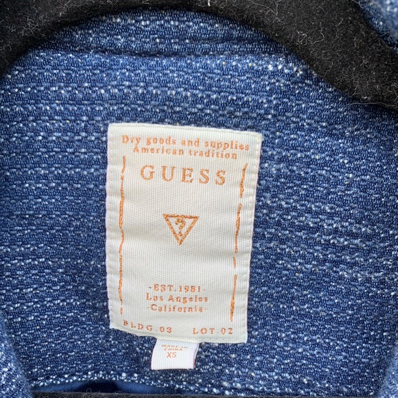 Guess jean vest 💙 - Picture 2 of 4